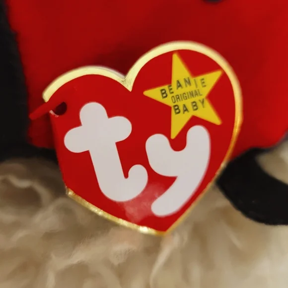 Ty Beanie Baby Lucky Ladybug BUDDY style 4040 Color Red/Black Size 6"X6" NWT - Picture 4 of 9